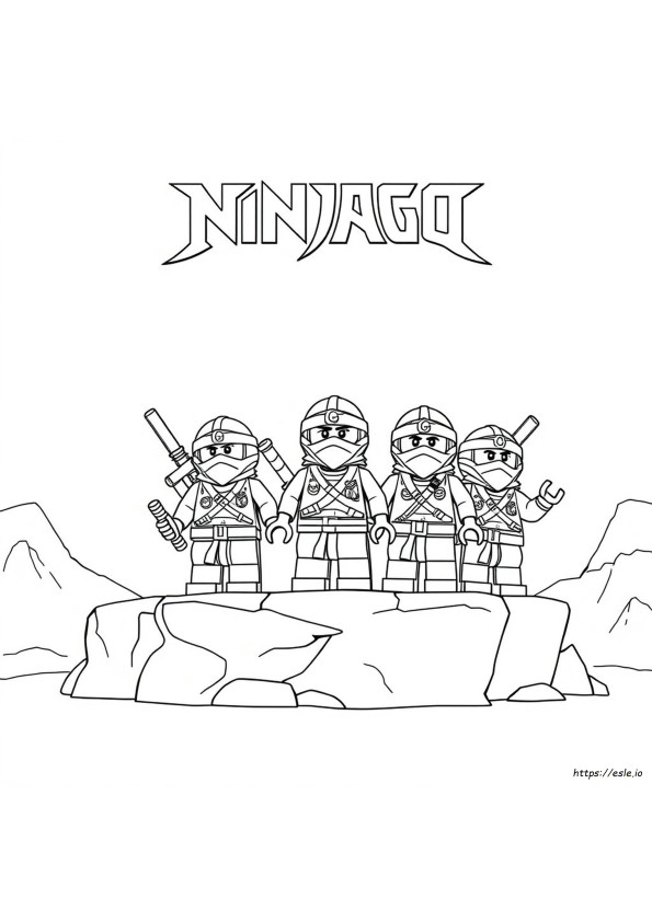 Coloriages Ninjago Lego