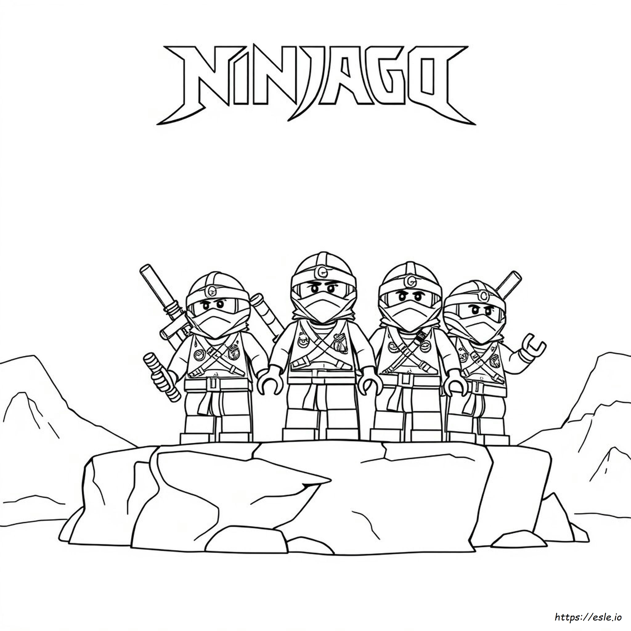 Ninjago Lego Da Colorare