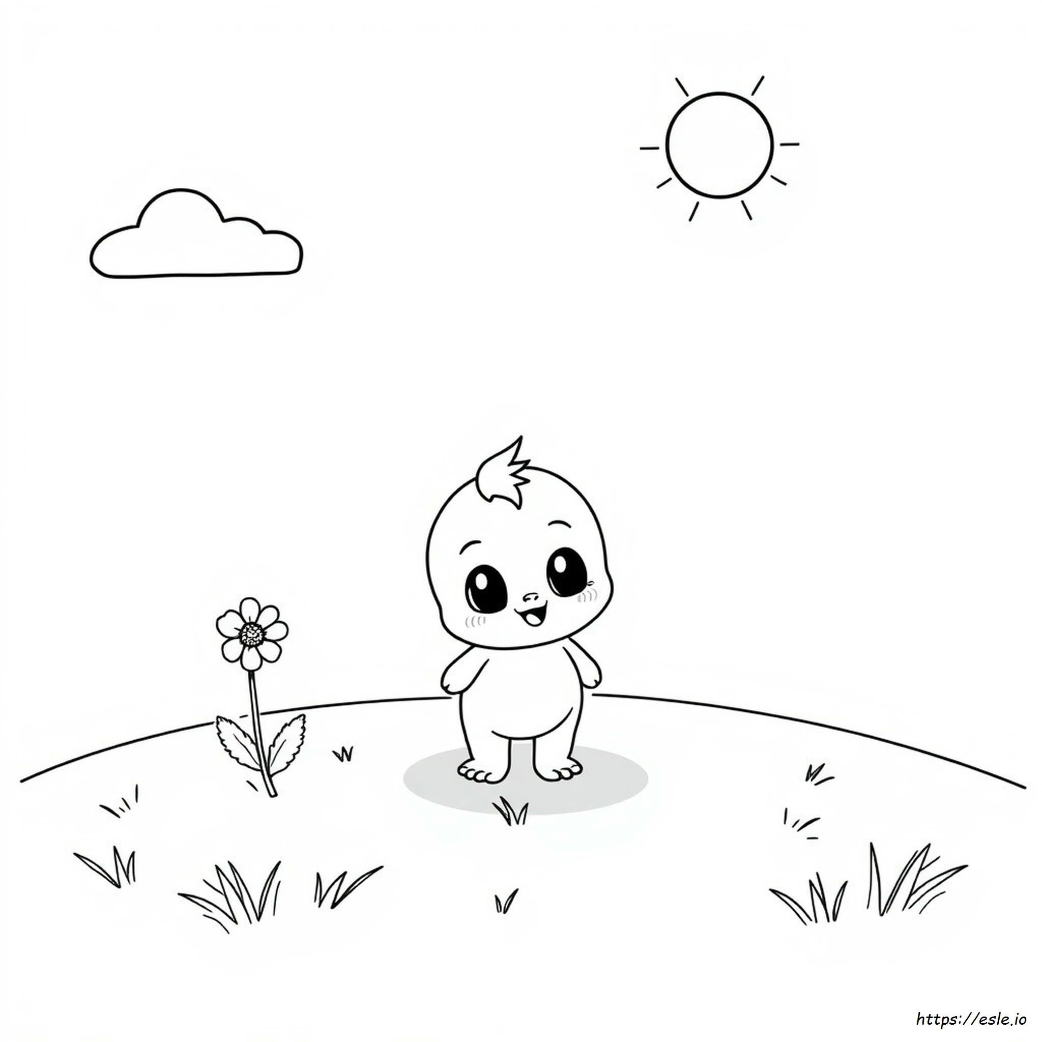 Babyriki Ausmalbilder
