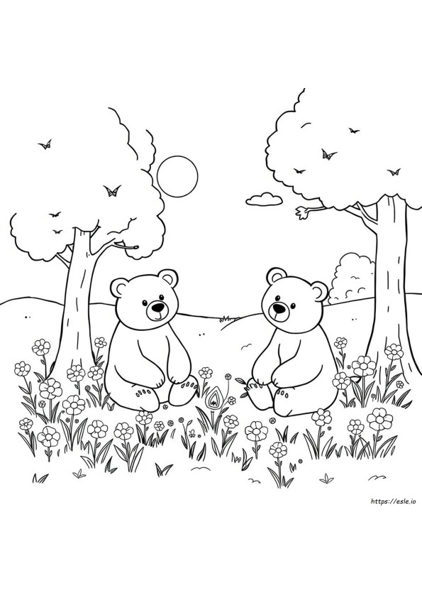Coloring Pages Of Bears To Print