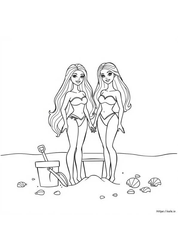 Barbie Y Chelsea Para Colorear