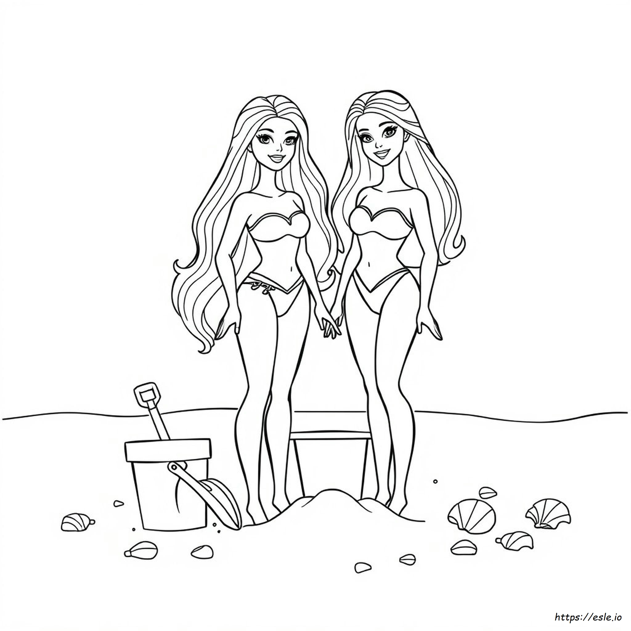 Barbie And Chelsea Coloring Pages