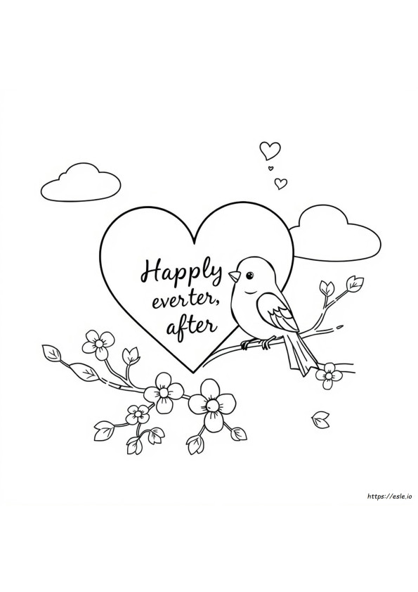 Happy Valentines Day Coloring Pictures