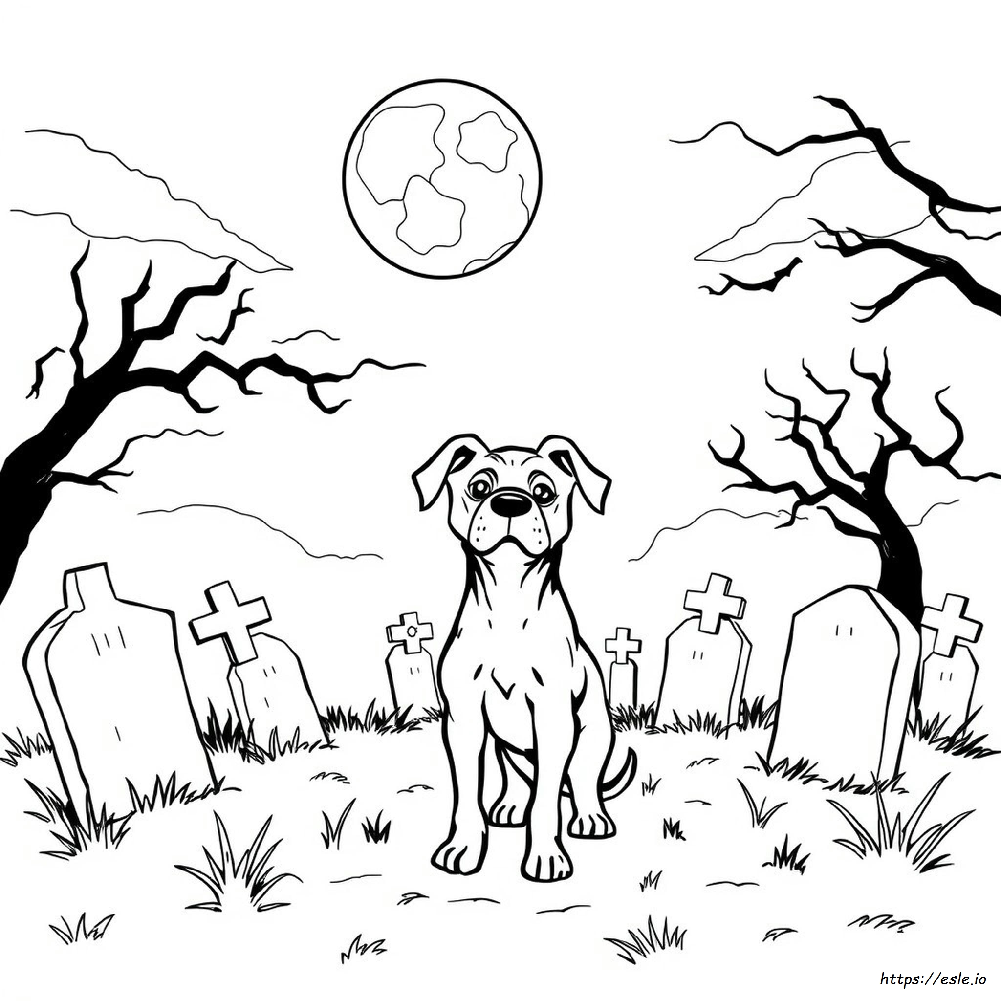 Nightmare Dogday Coloring Page