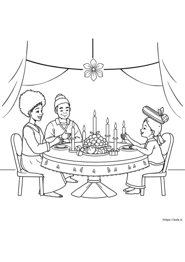 Kwanzaa Kleurplaten
