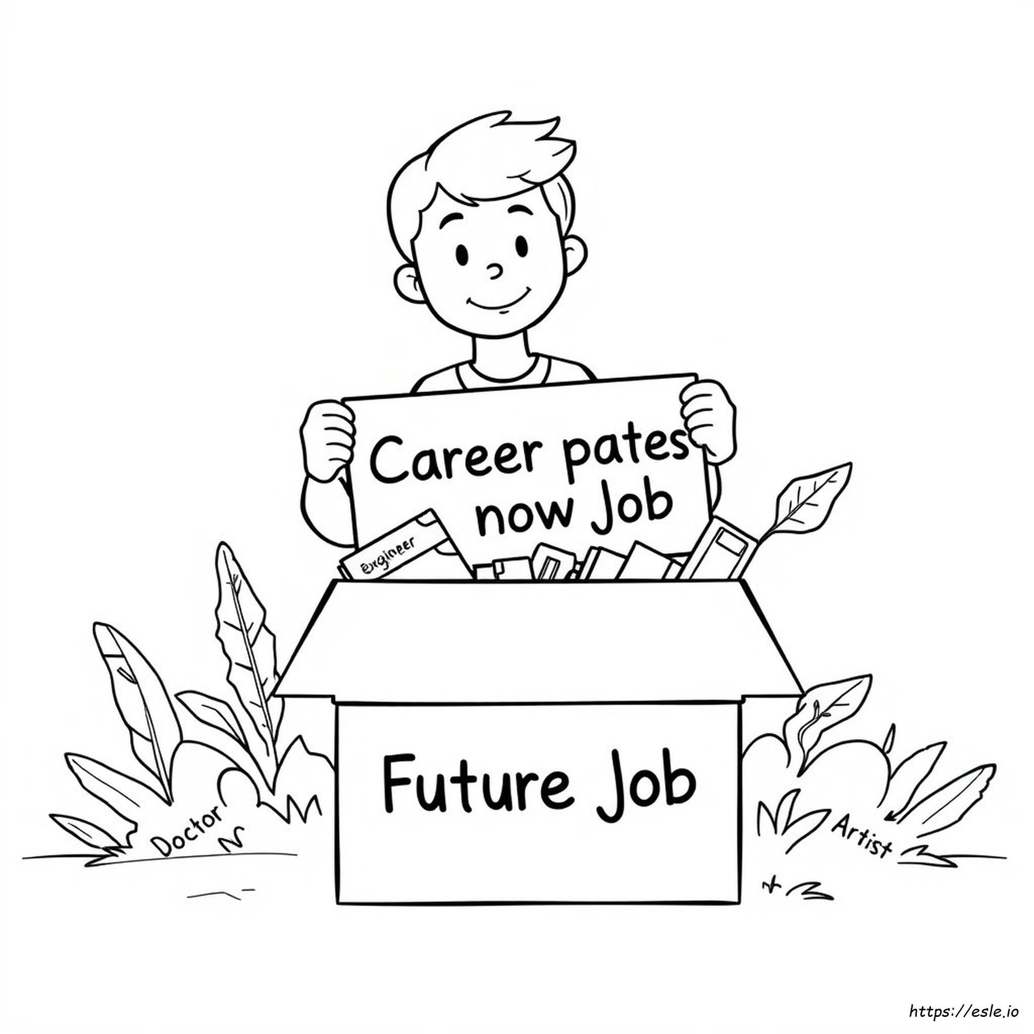 Career Jobs Coloring Pages