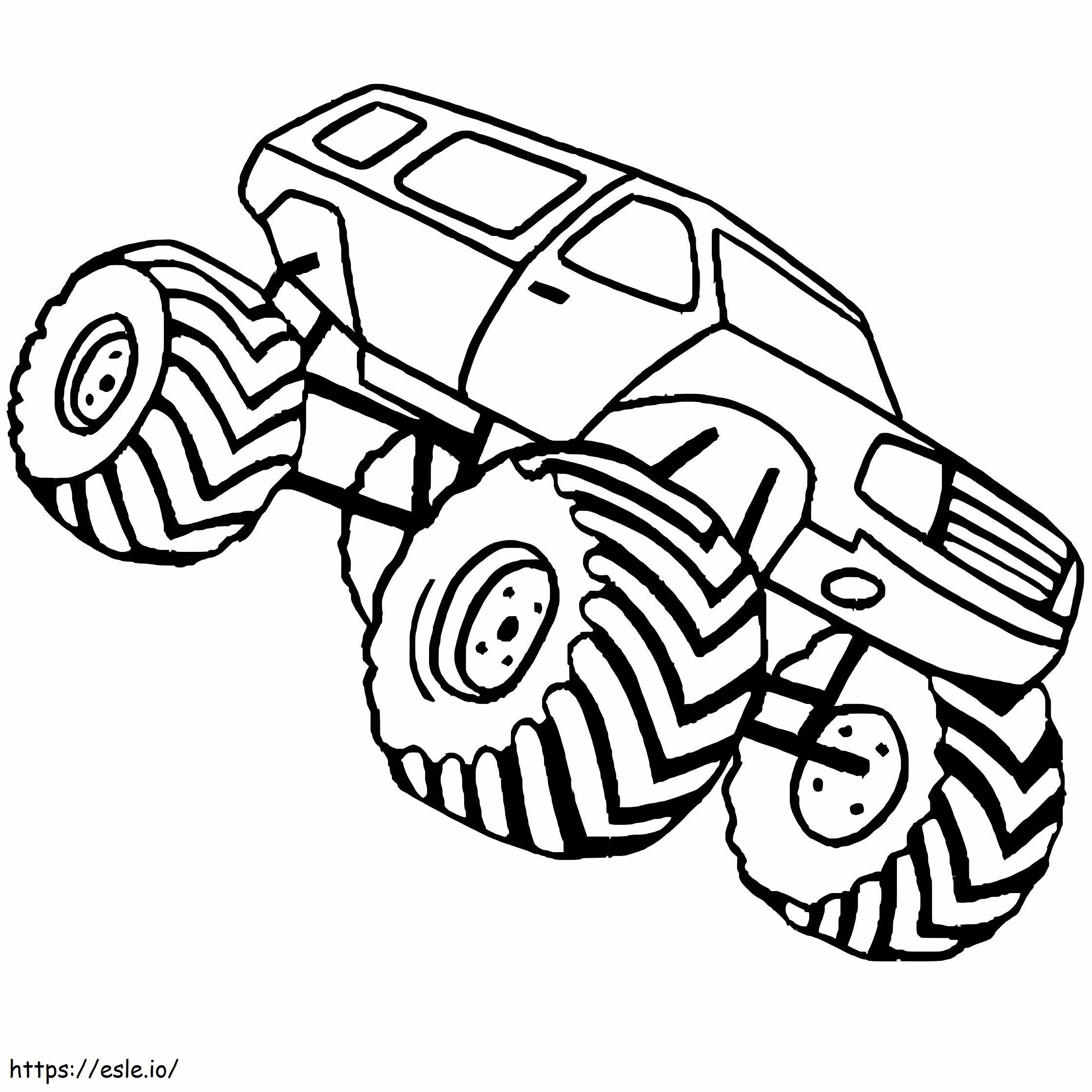 Monster Truck 9 coloring page