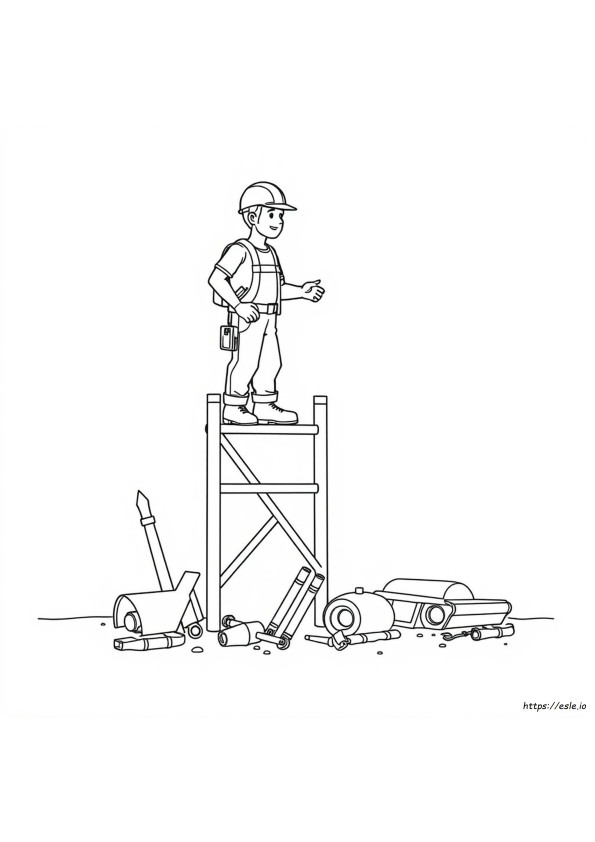 Bouw Kleurplaten Gratis