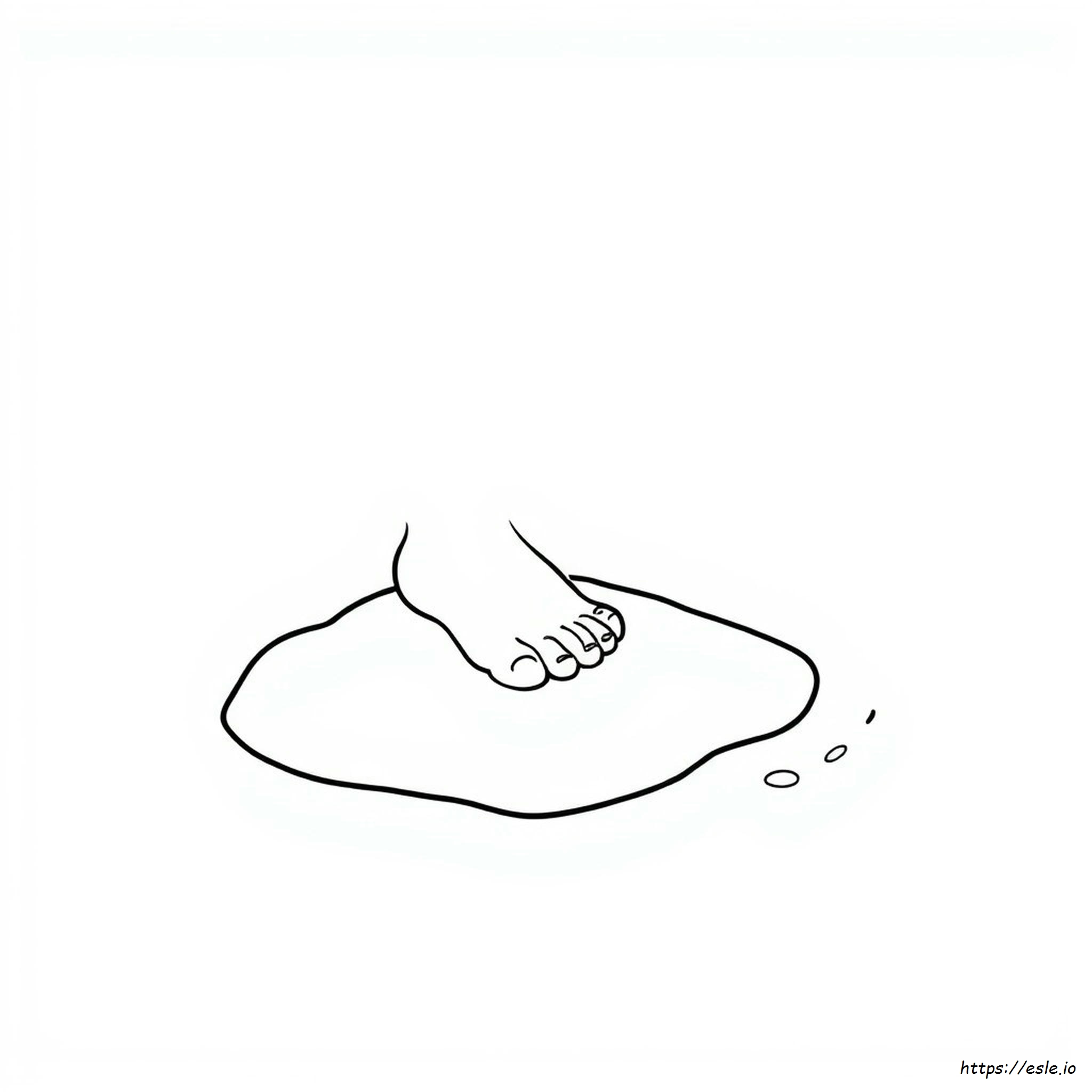 Dibujo Para Colorear De Pie