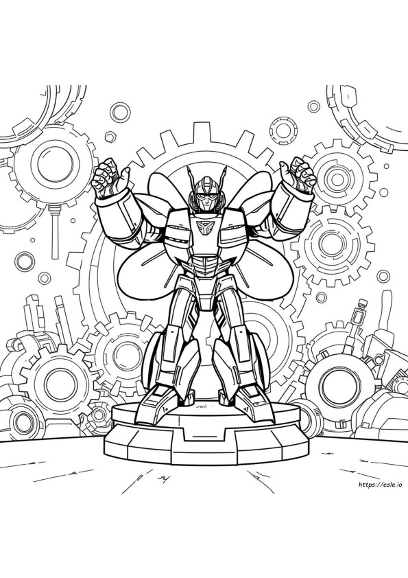 Bumblebee Transformer Dibujos Para Colorear Imprimibles