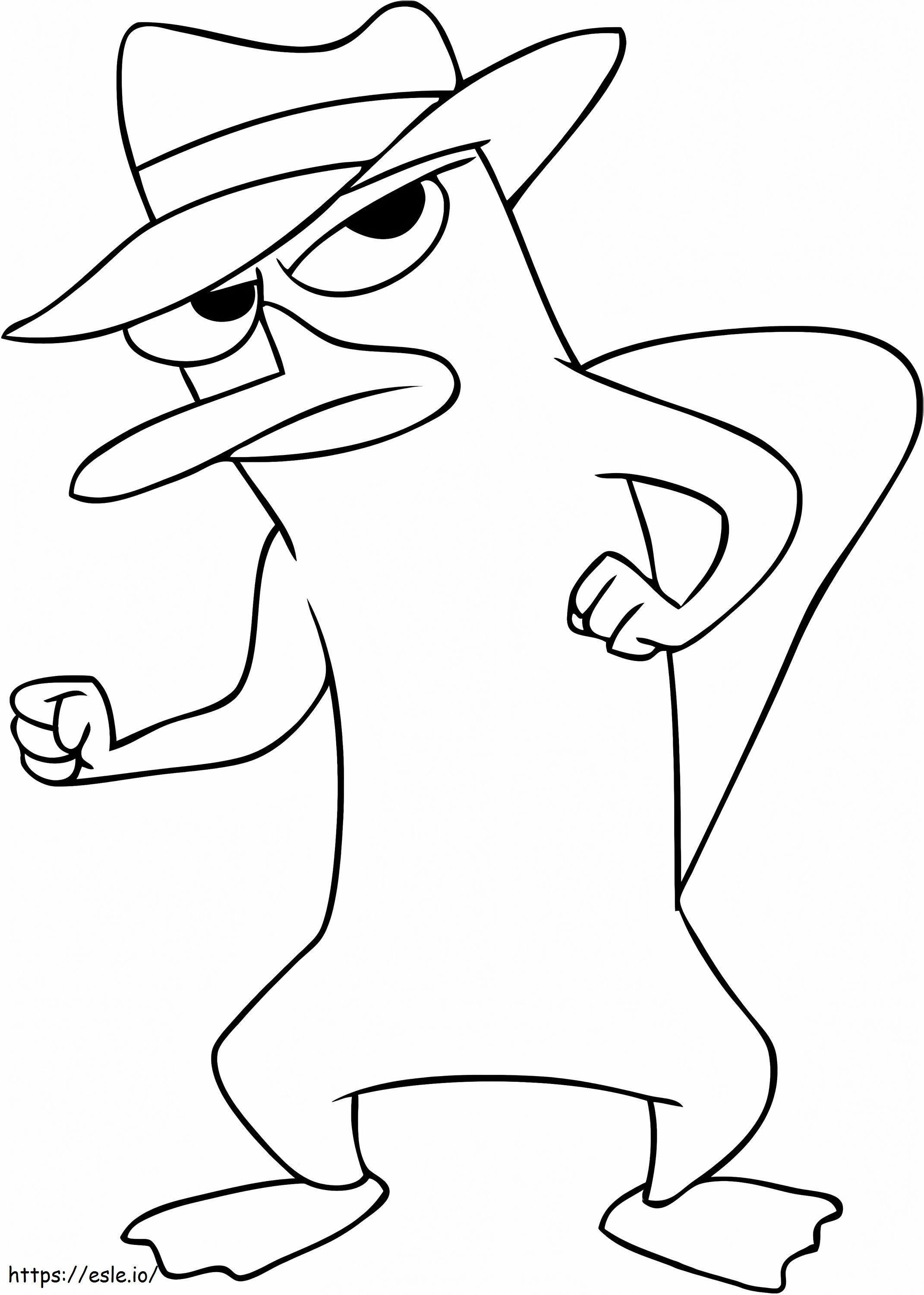 Perry The Platypus Phineas And Ferb Google Searchphineas And Ferb Coloring Pages Candace coloring page