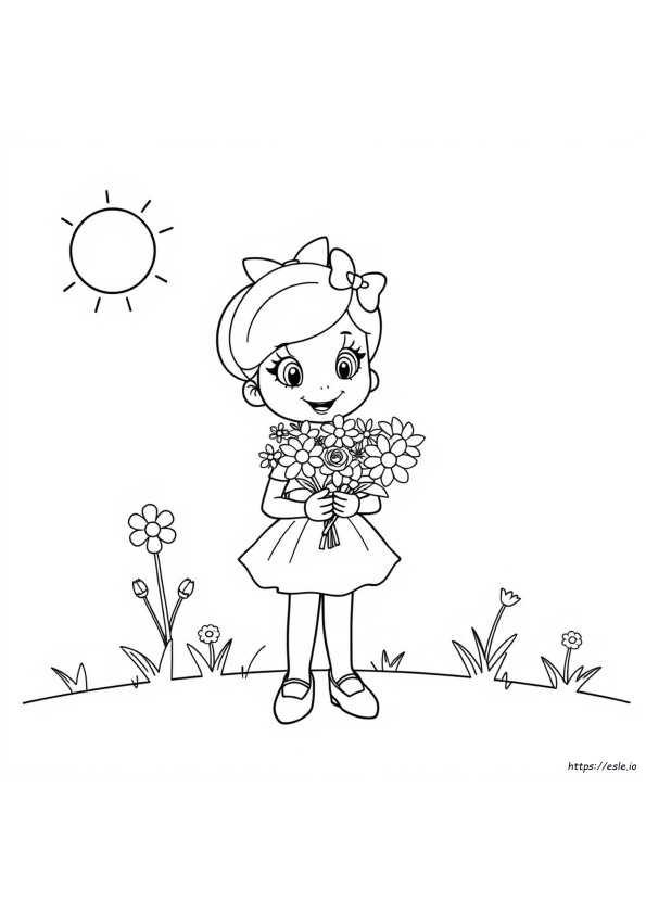 Gambar Mewarnai Pinkalicious