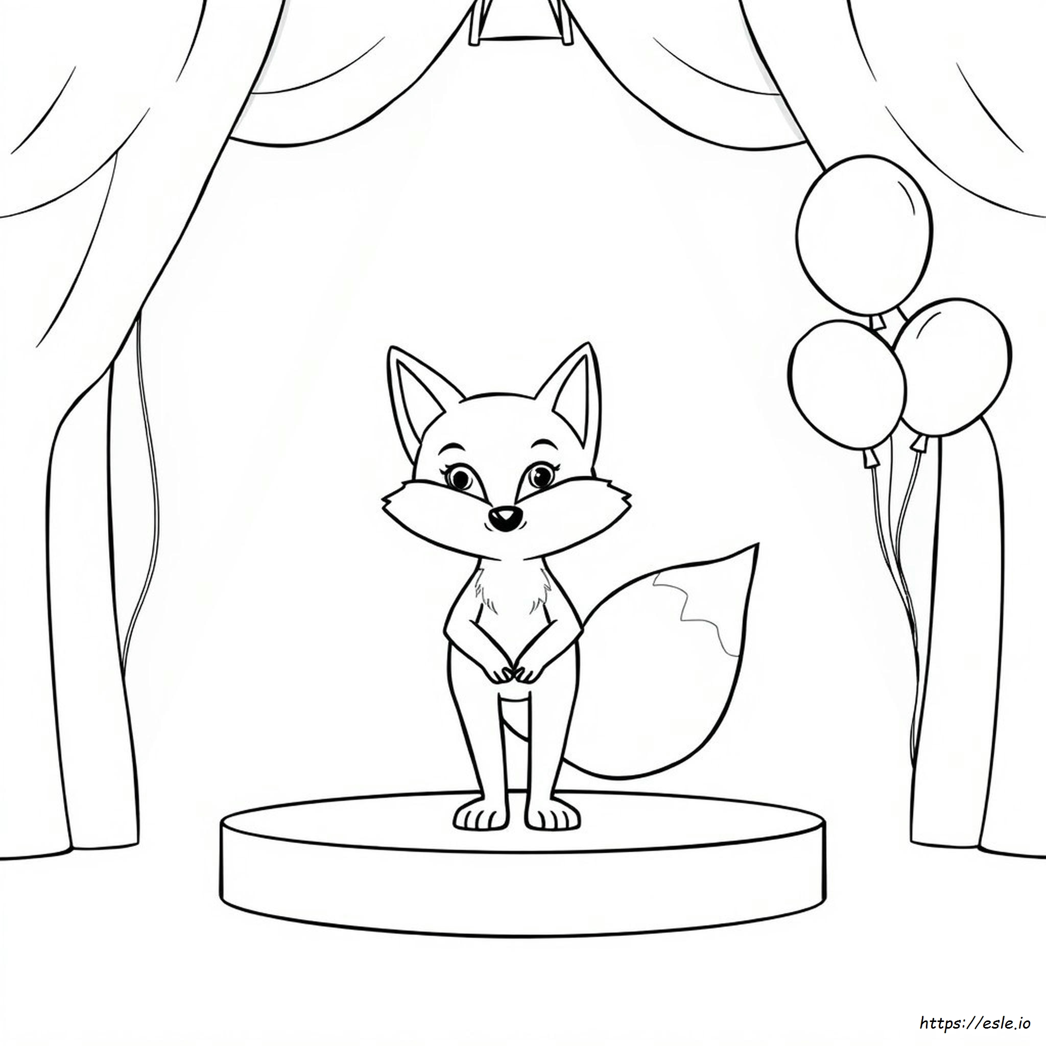 Foxy Coloring Pages Printable