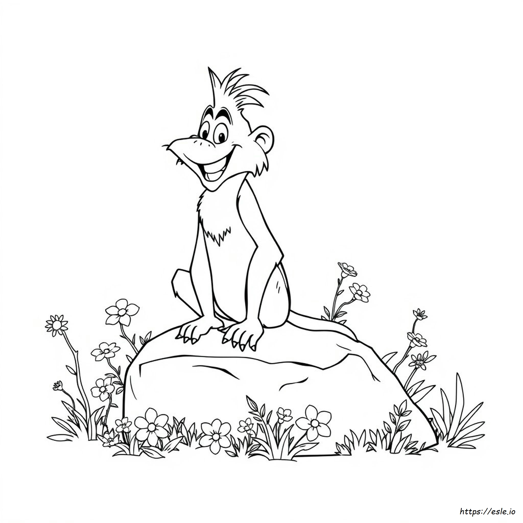Yazdırılabilir Timon Boyama Sayfaları