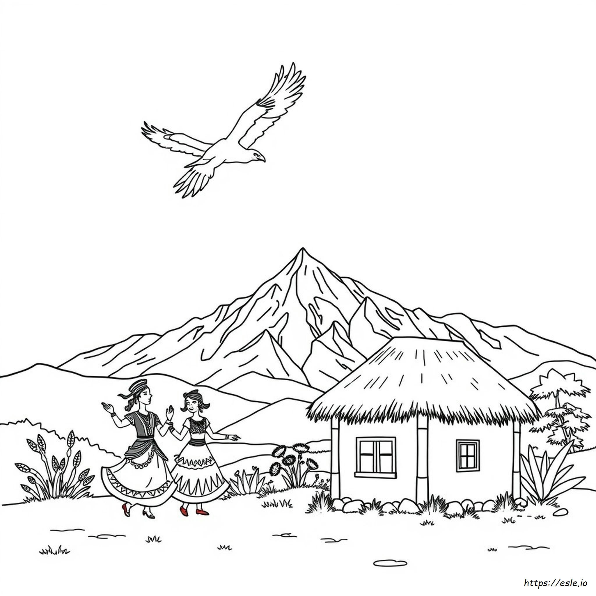 Páginas Para Colorear De Perú