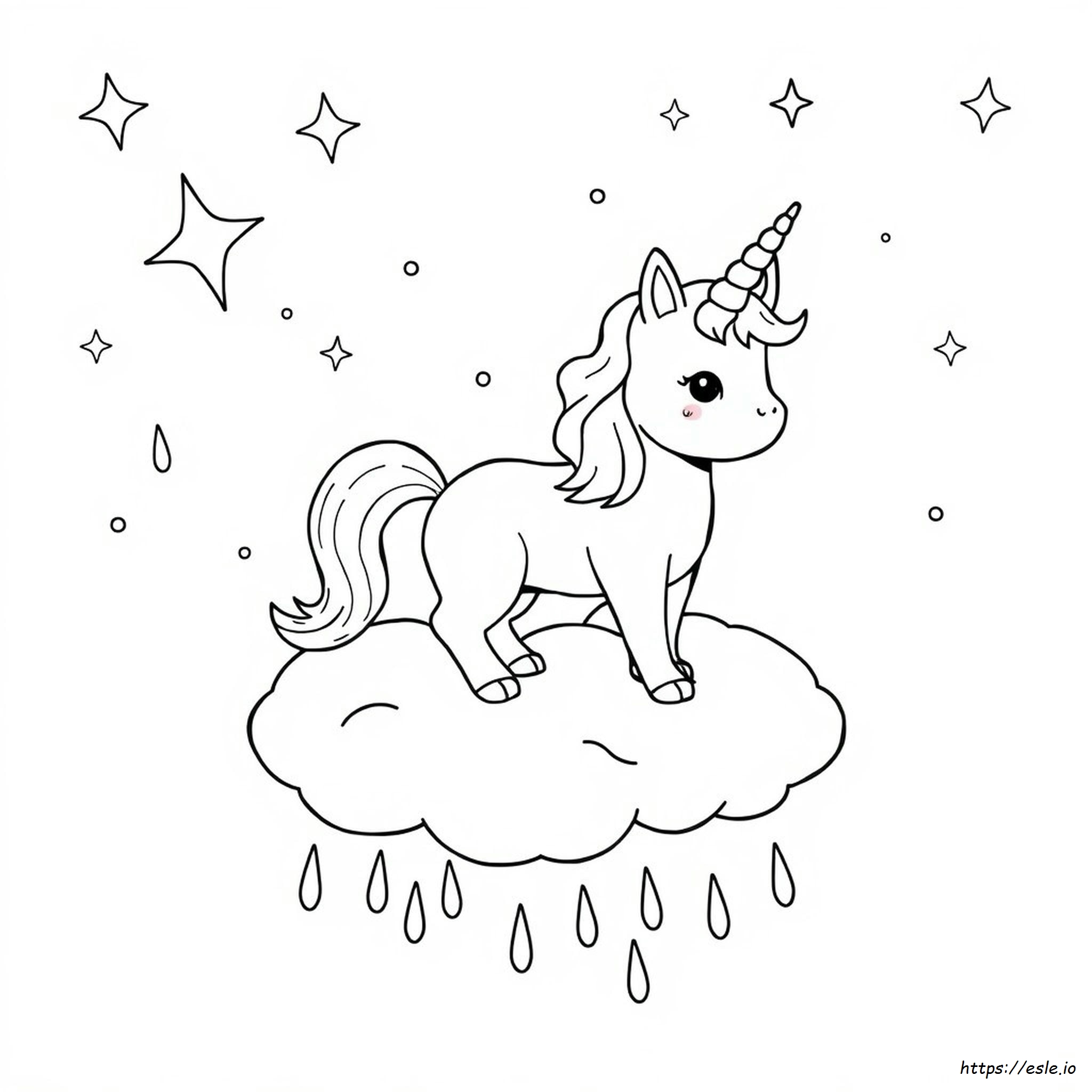 Unicorn Cat Coloring Pictures