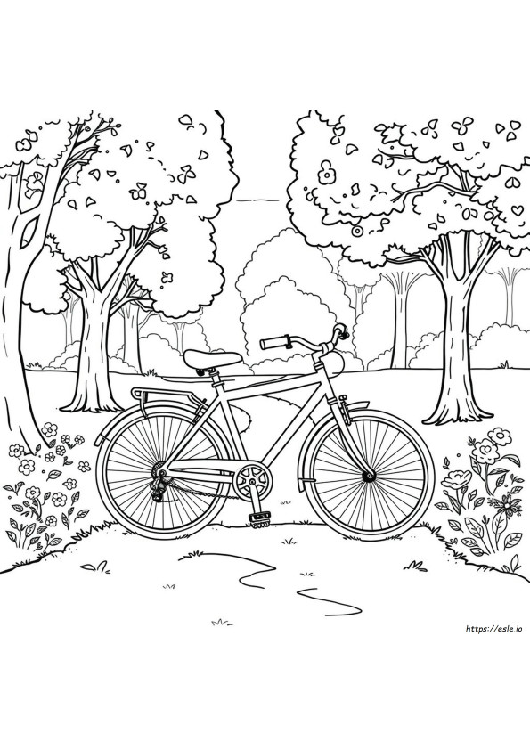 Coloriage Vélo
