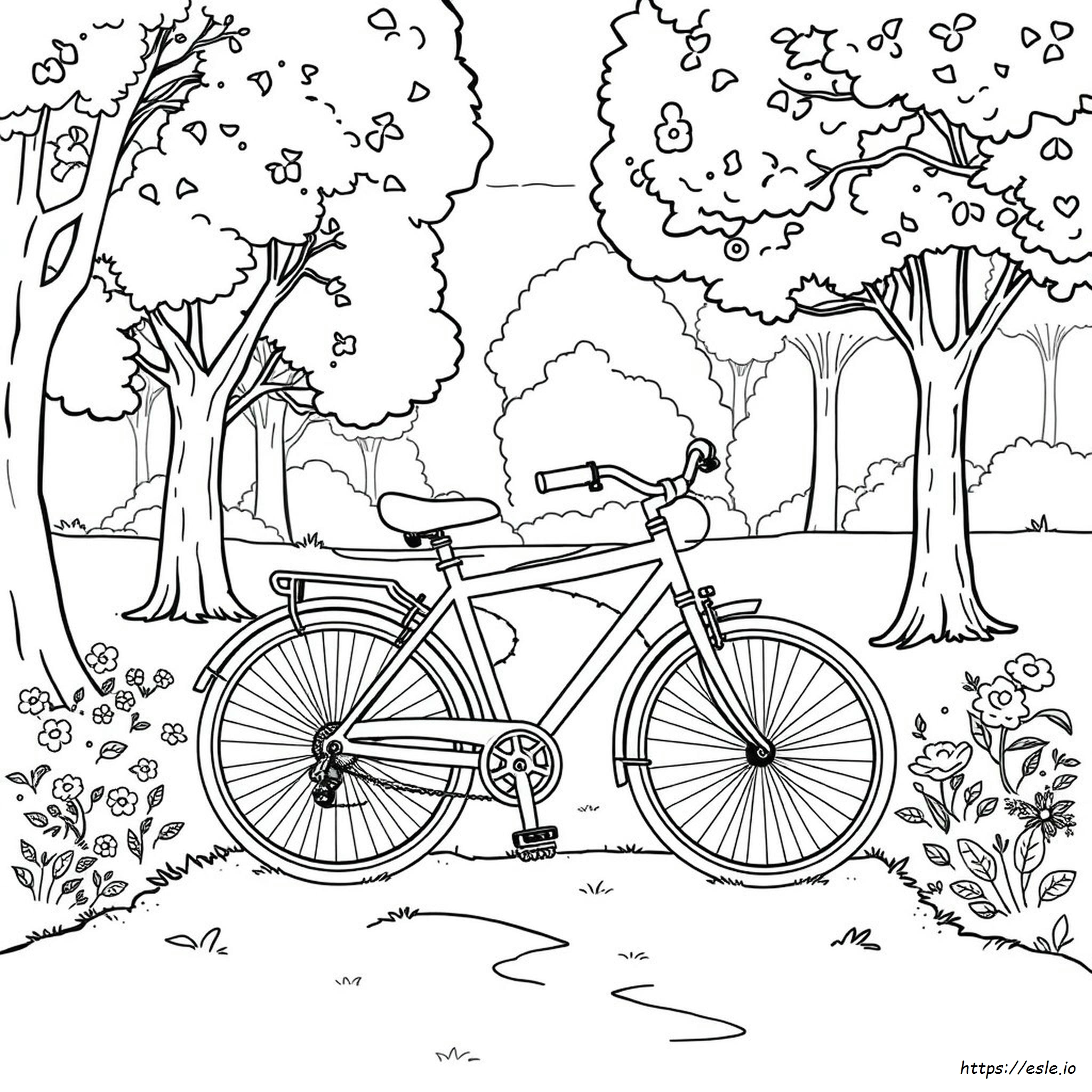 Bike Coloring Picture