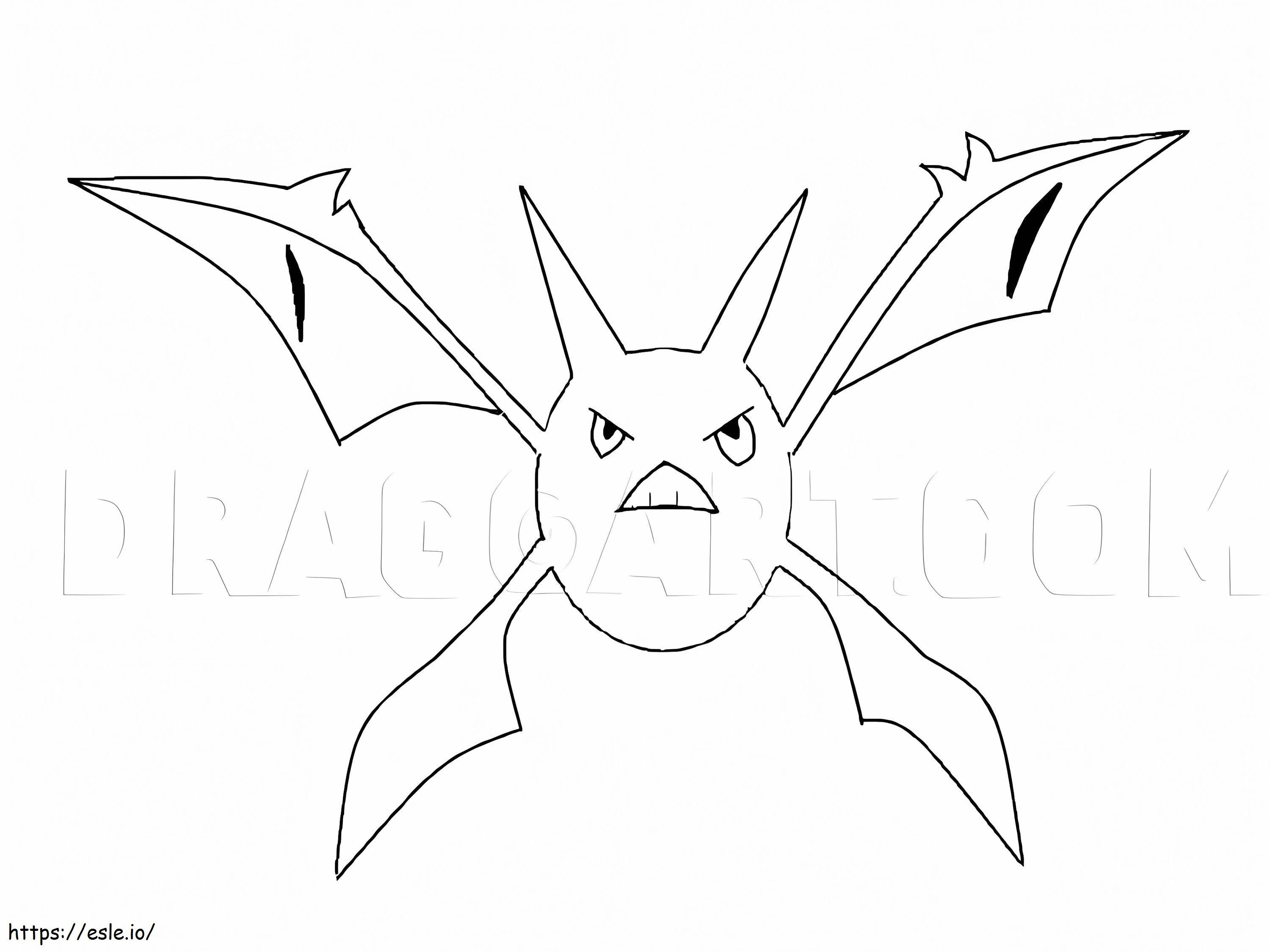 Coloriage Pokémon Crobat gratuit à imprimer dessin