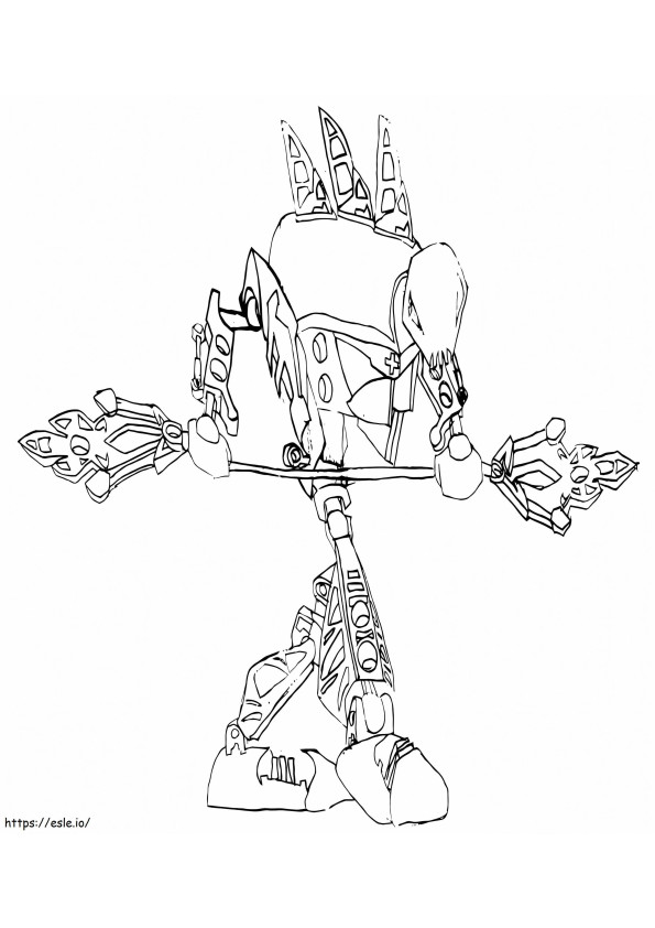 Lego Bionicle coloring page