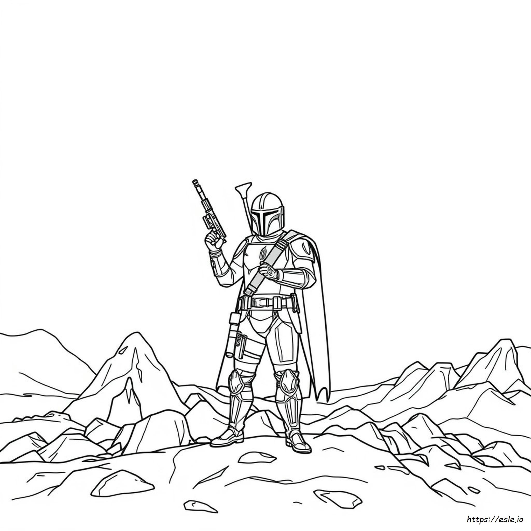 The Mandalorian Colouring Book
