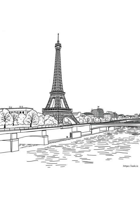 Disegni Da Colorare Per Adulti Parigi
