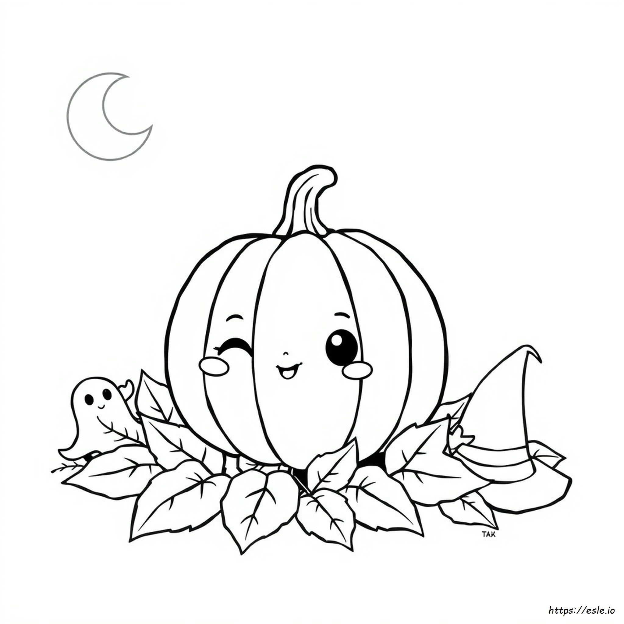 Disegni Da Colorare Di Halloween Kawaii Carini