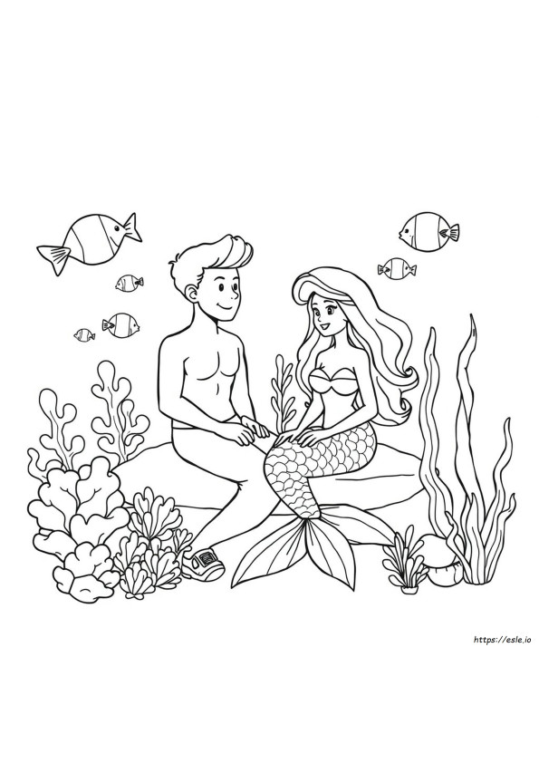Mermaid Coloring Sheets Free Printable