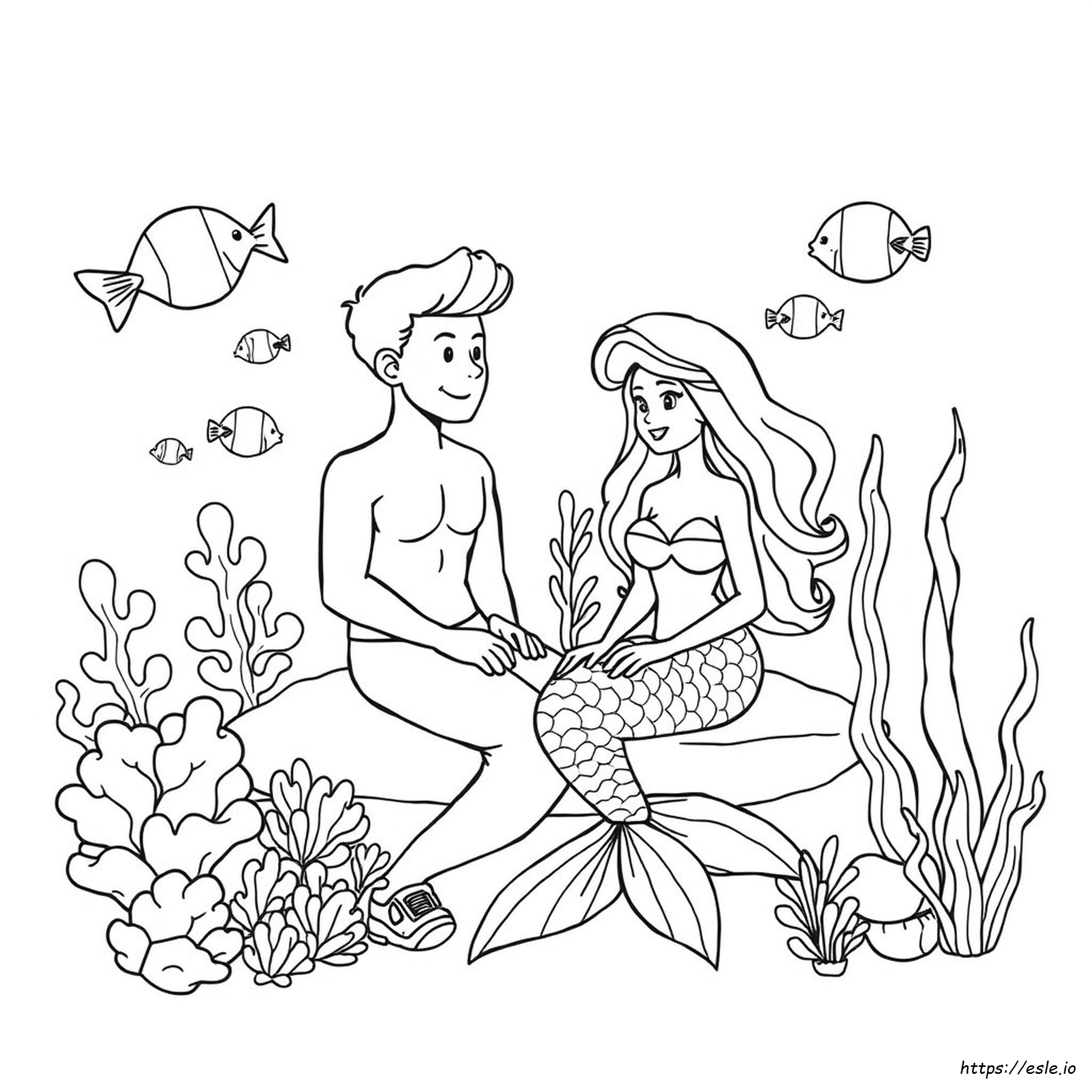 Hojas Para Colorear De Sirenas Para Imprimir Gratis