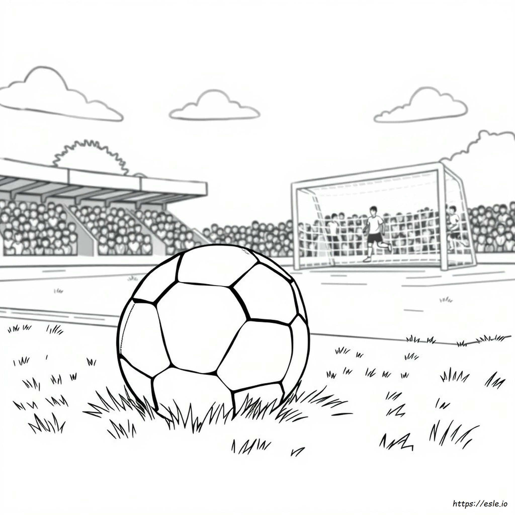 Fotbal. Desen De Colorat