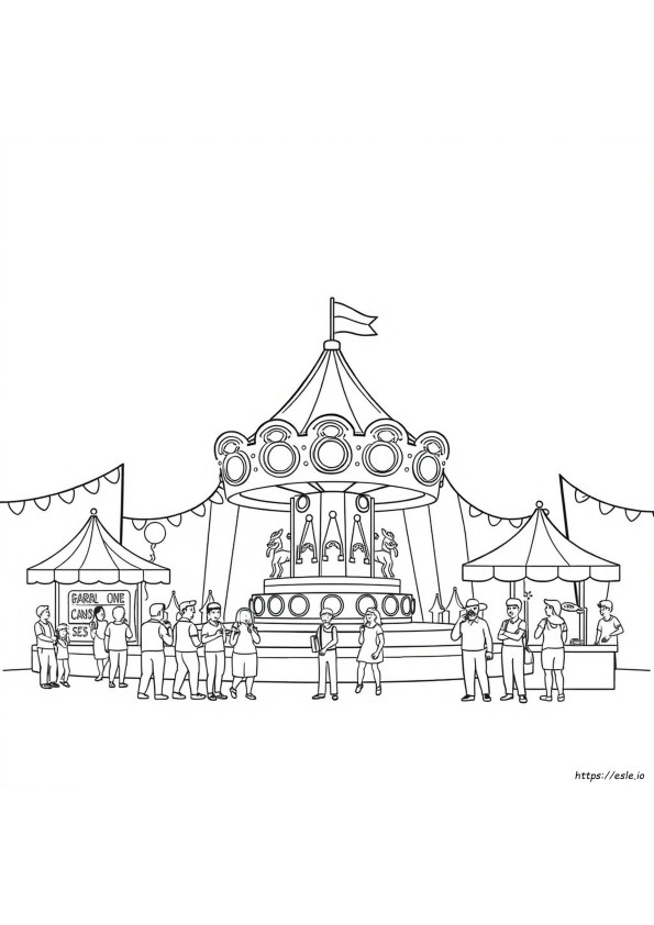 Carnaval Kleurplaat