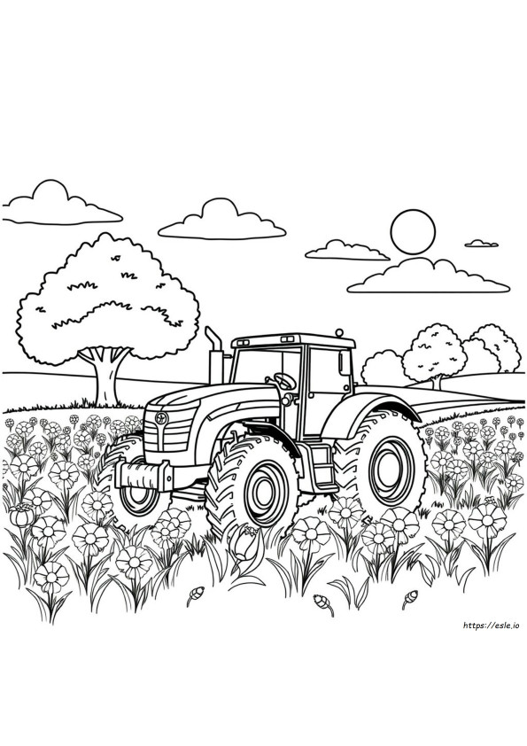 Traktor Kolorowanki Do Druku