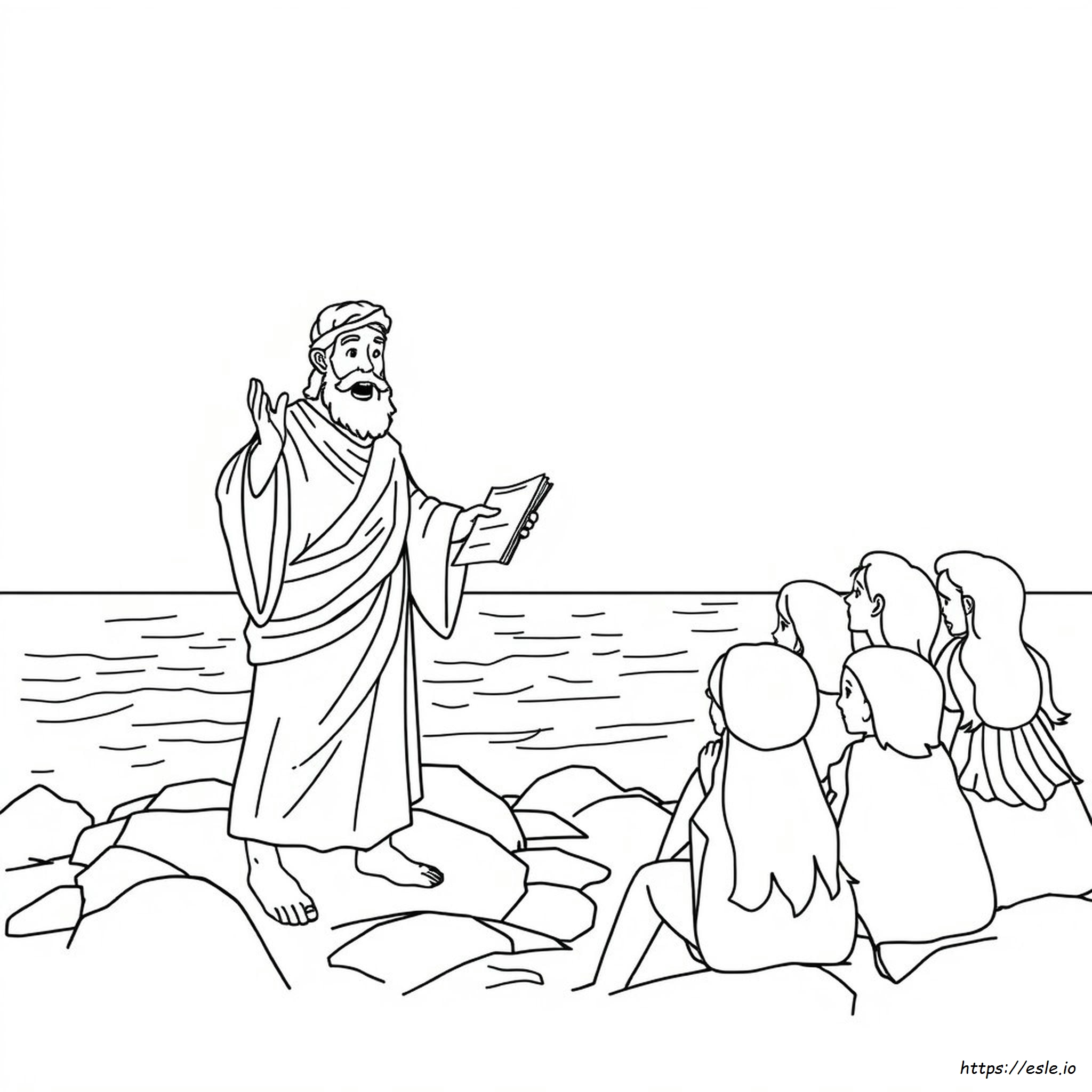Coloriage Apôtre Paul