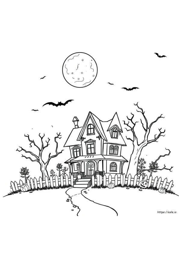 Scary Coloring Pages For Halloween
