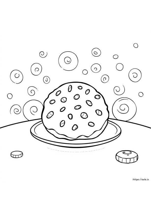 Kooky Cookie Coloring Page
