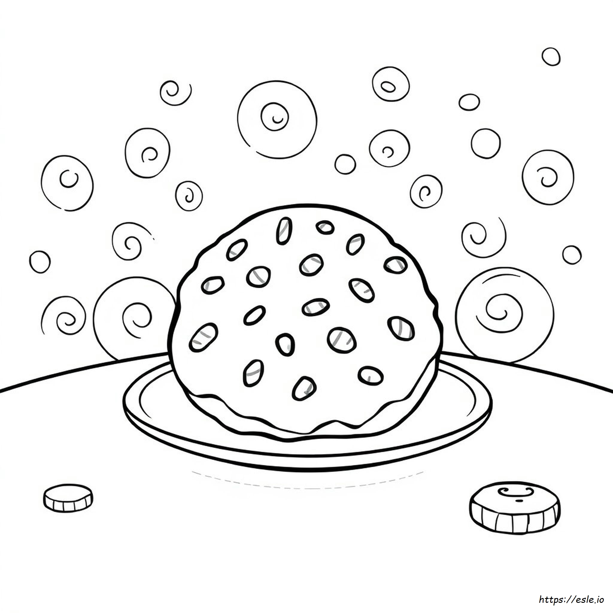 Coloriage Biscuit Rigolo