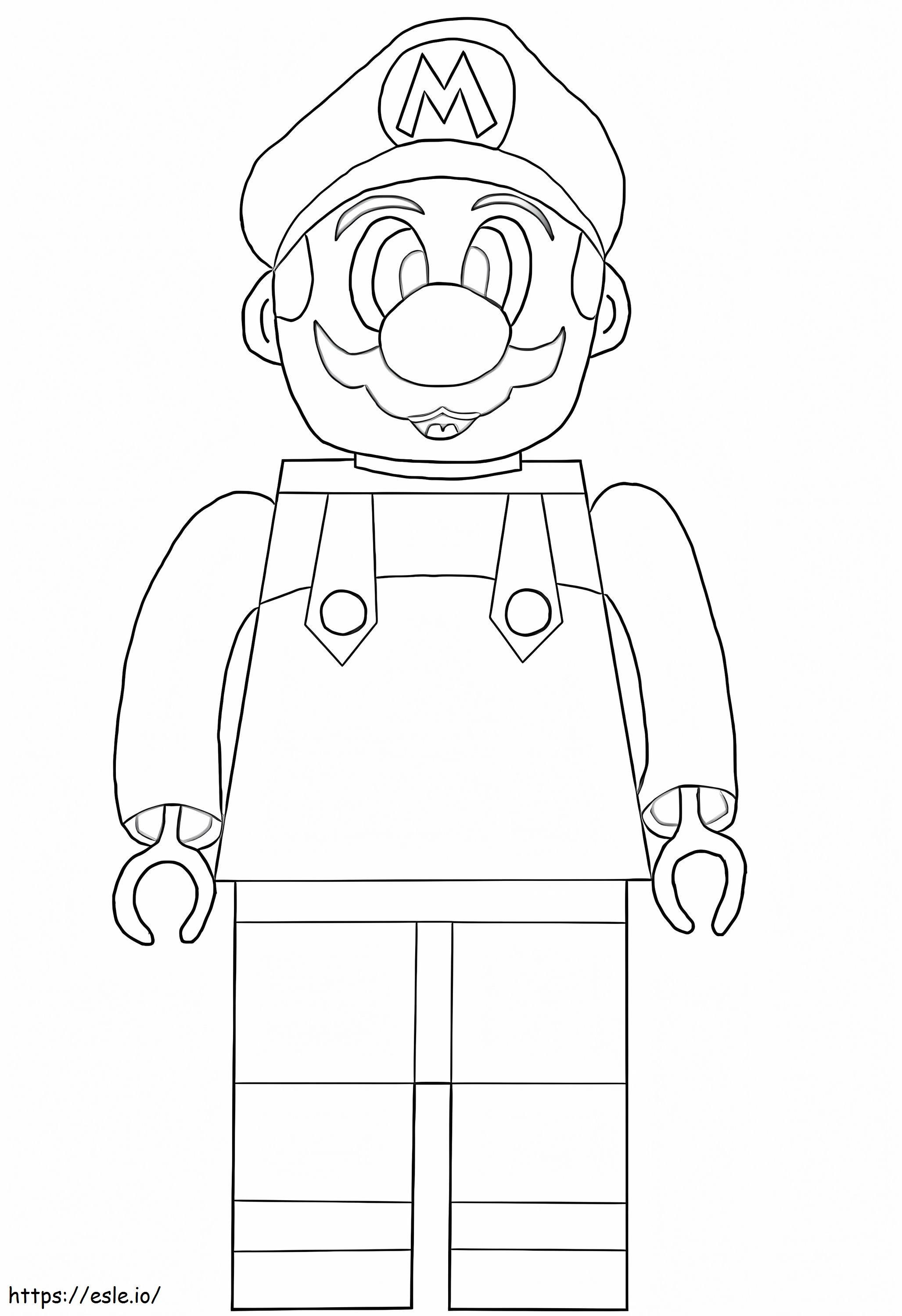 Desenhos de Lego Mario para Colorir, Pintar e Imprimir 