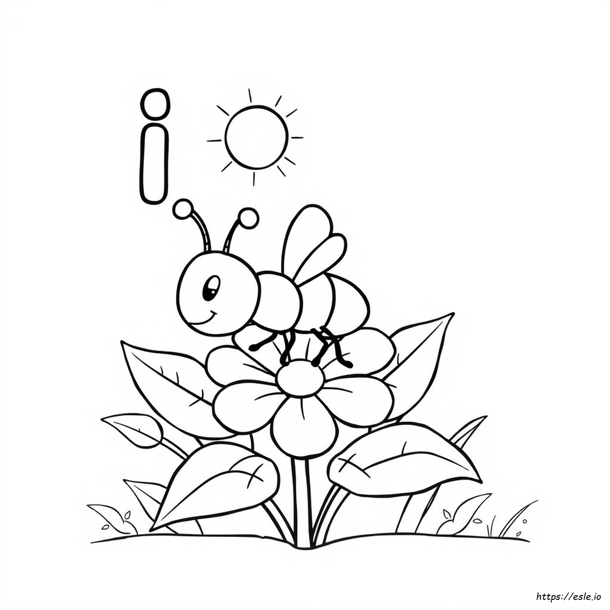 I Is For Insect Coloring Page