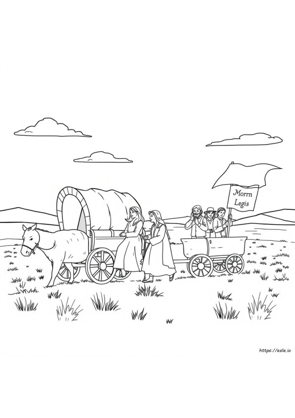 First Vision Lds Coloring Page