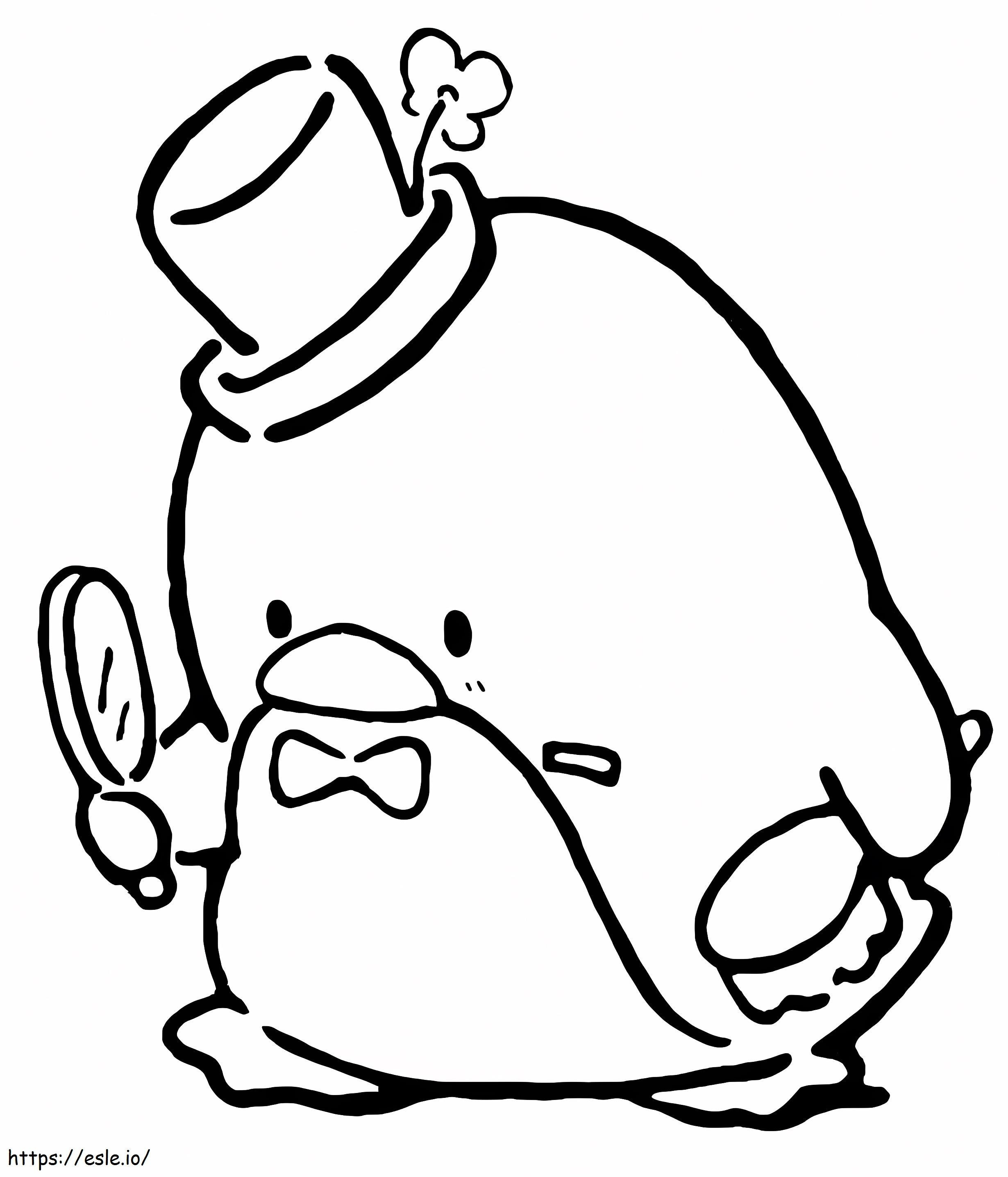 Tuxedo Sam For Kids coloring page