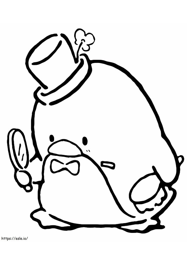 Tuxedo Sam For Kids coloring page