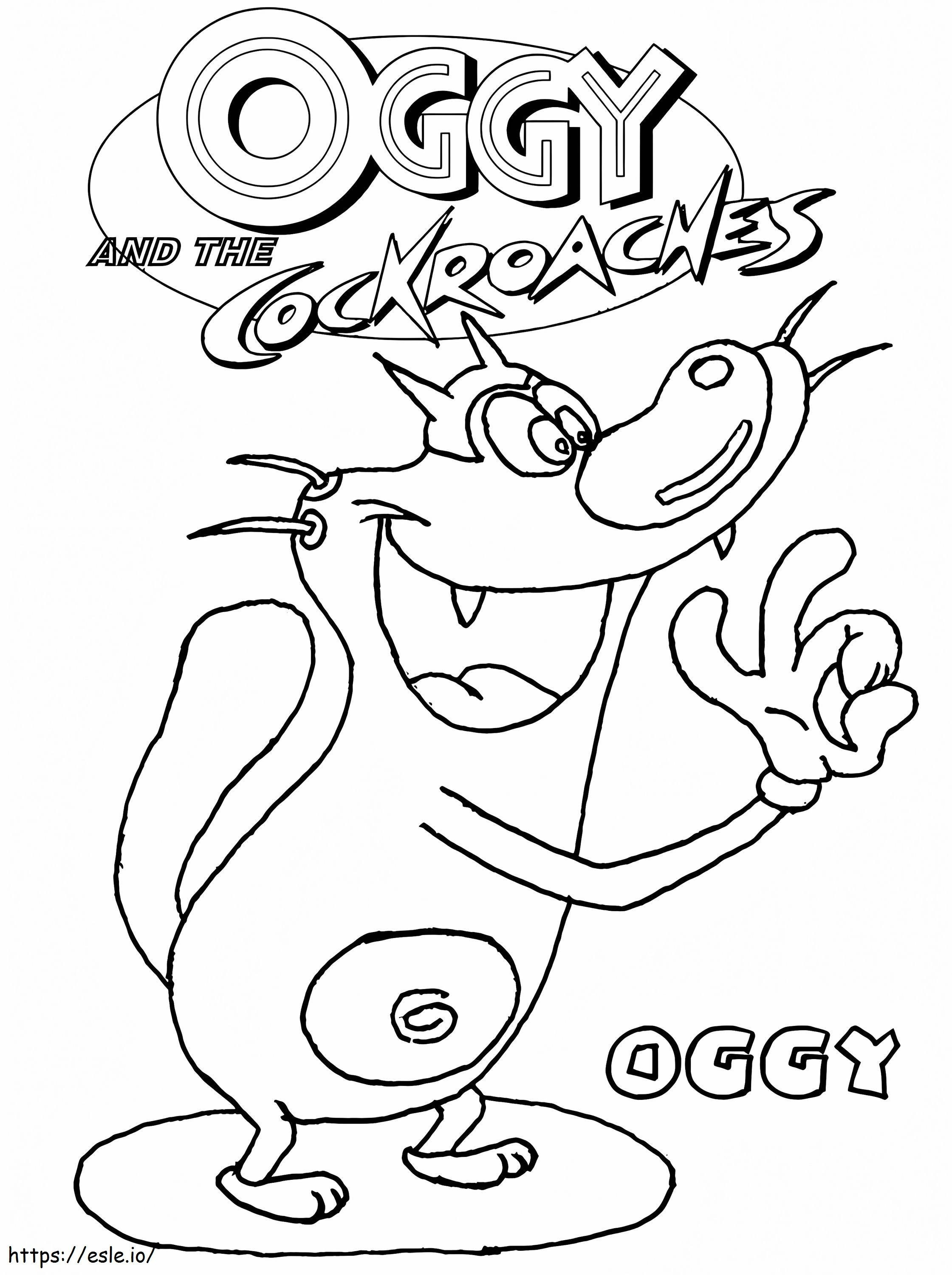 Coloriage  3515 101348 Oggy Cafards3 à imprimer dessin