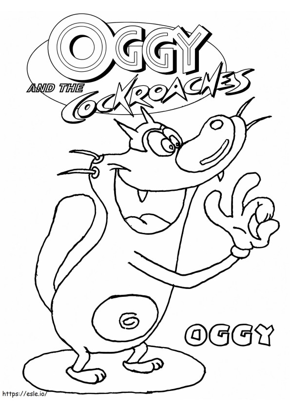 3515 101348 Oggy Cockroaches3 coloring page