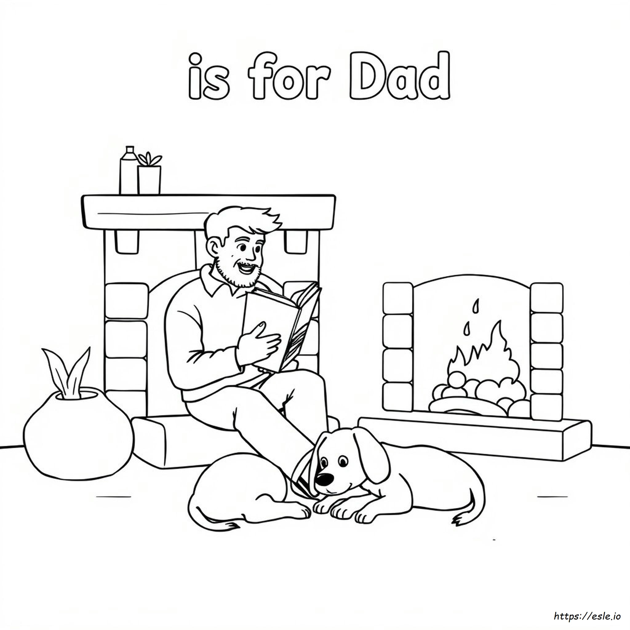 D É De Papai Para Colorir