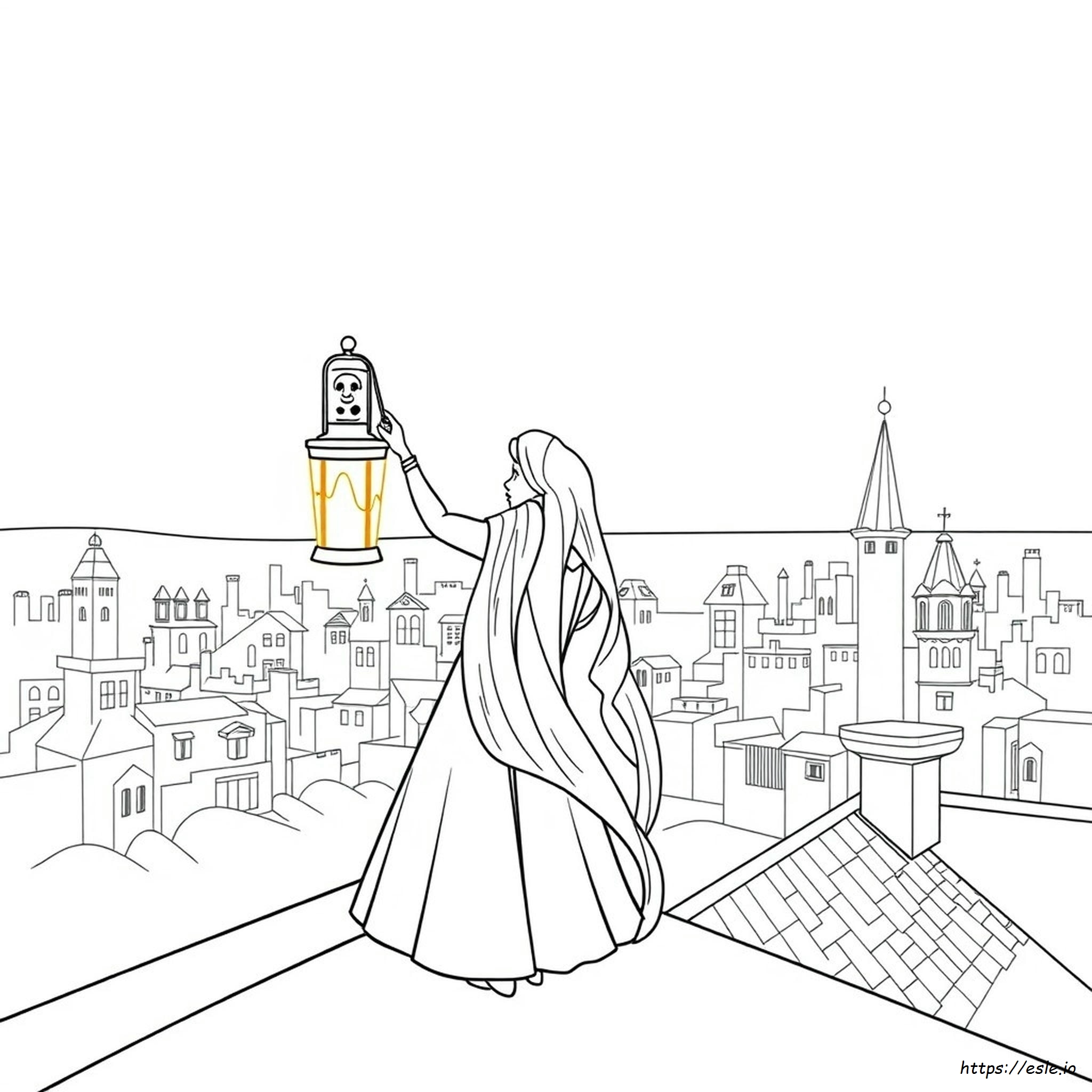 Disney Tangled Rapunzel Coloring Pages