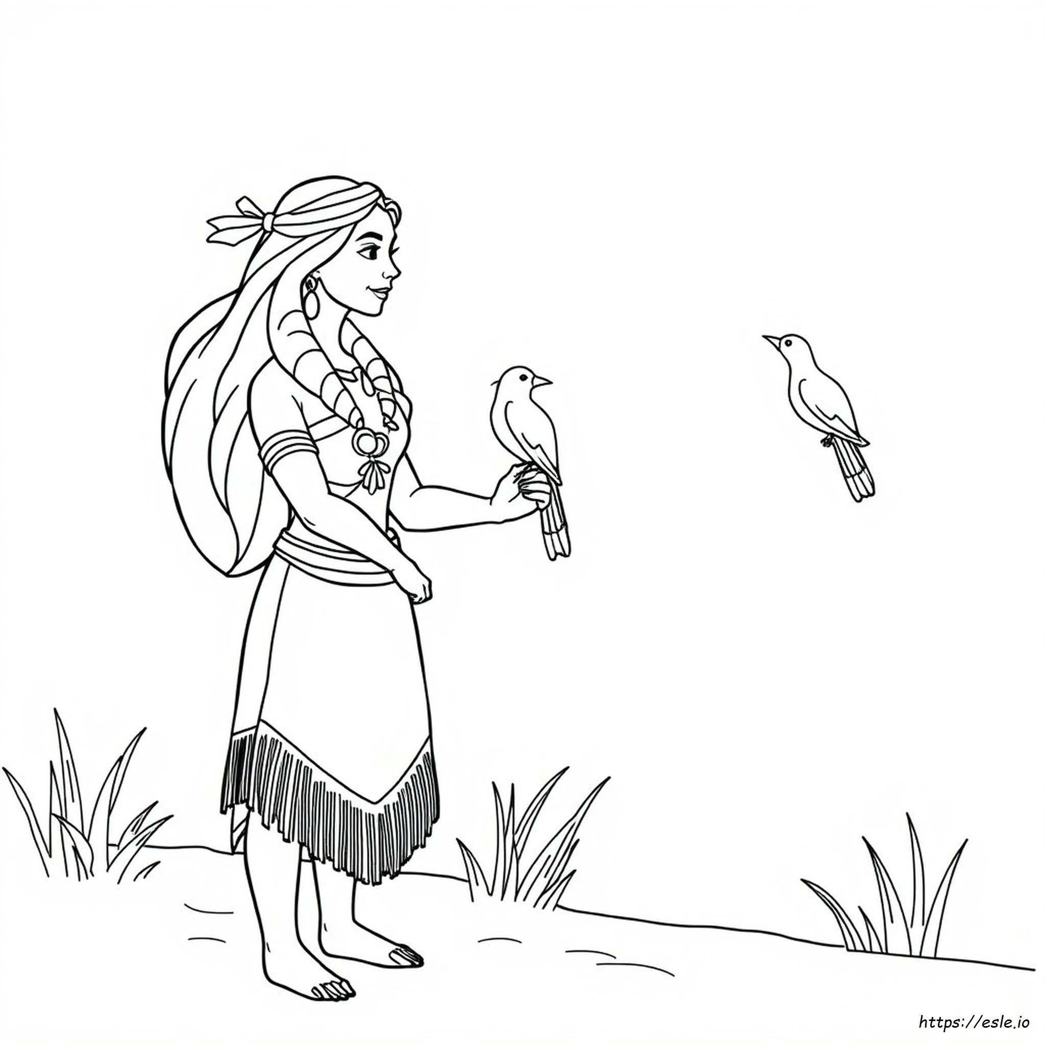 Free Printable Pocahontas Coloring Pages
