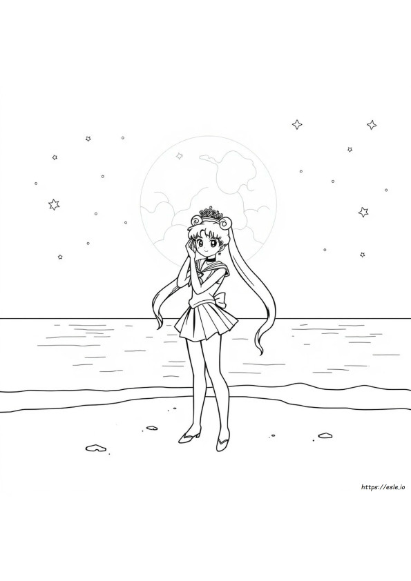 Sailor Moon Kawaii Da Colorare