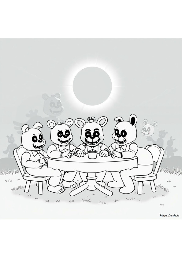 Eclipse Fnaf: Disegni Da Colorare