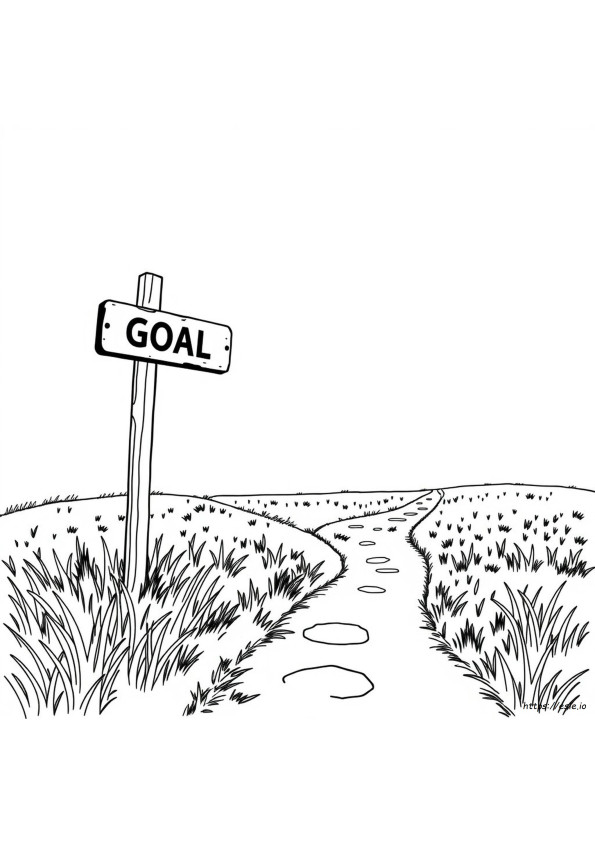 Goal Coloring Sheet