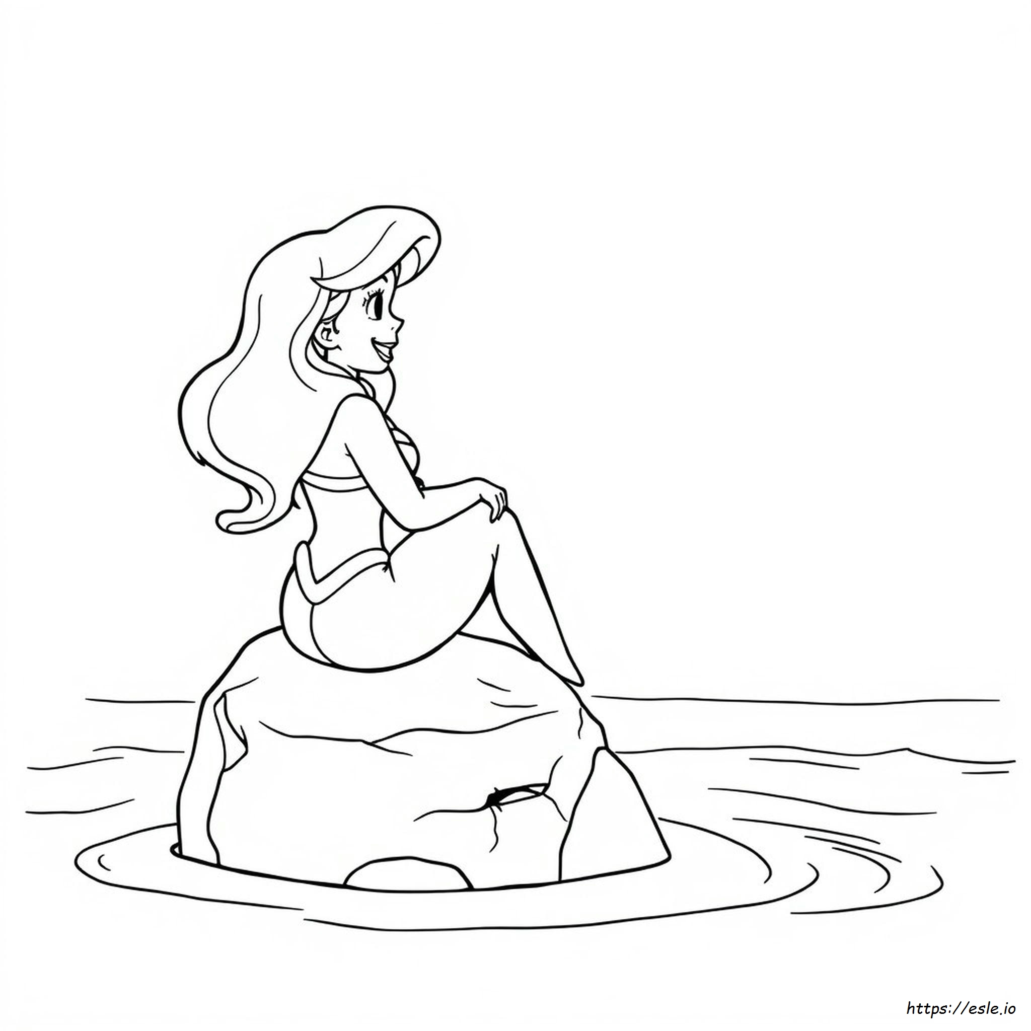 Halle Bailey Ariel Coloring Pages
